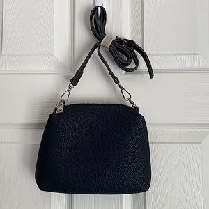 Small Black Leather Crossbody